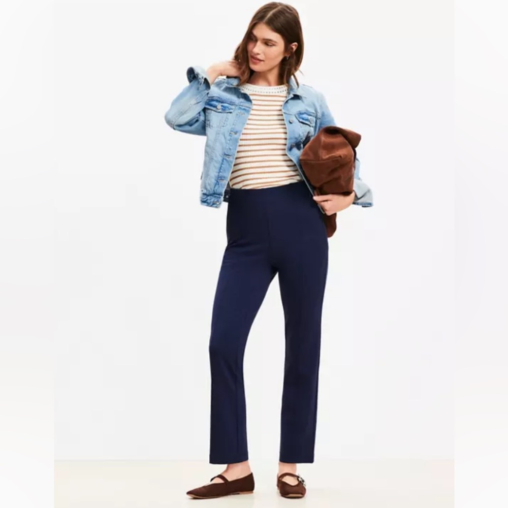 NWT Loft Ponte Straight Pants